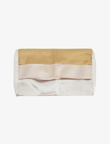 Thumbnail for your product : Eugenia Kim Ladies Champagne Brown Pleated Satin Face Covering Mask