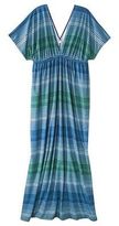 Thumbnail for your product : Merona Women's Plus-Size Short-Sleeve Maxi Dress - Blue/Green