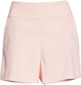 Thumbnail for your product : Alice + Olivia Donald High Waist Linen Blend Shorts