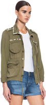 Thumbnail for your product : Current/Elliott Lone Soldier Cotton Jacket in Spring Army