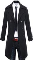 Thumbnail for your product : Benibos Men's Trench Coat Winter Long Jacket Double Breasted Overcoat (US size XS/Label M,5625 )