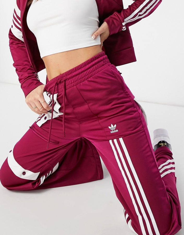 adidas Danielle Cathari sweatpants in burgundy - ShopStyle Activewear Pants