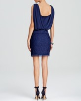 Thumbnail for your product : Laundry by Shelli Segal Dress - Sleeveless Jersey Blouson Lace Skirt
