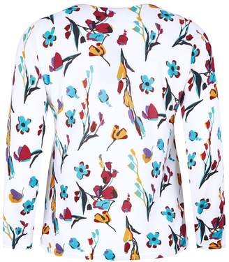 Marina Rinaldi Floral Print Sweater
