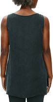Thumbnail for your product : Eileen Fisher Bateau Neck Long Cupro Shell