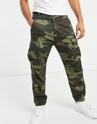 Levi's tapered wave camo cargo pants - ShopStyle
