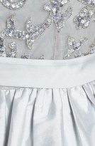 Thumbnail for your product : Aidan Mattox Embellished Bodice Taffeta Fit & Flare Dress