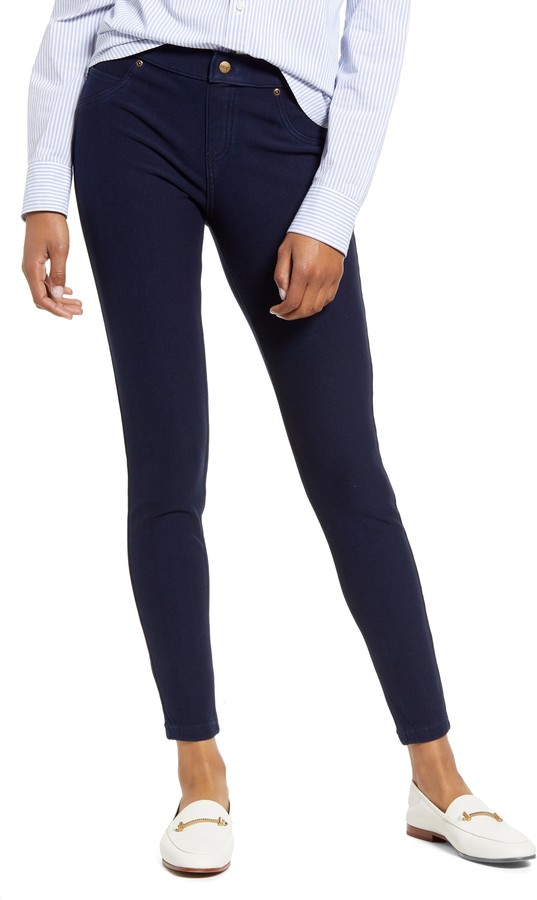 hue fleece lined denim leggings