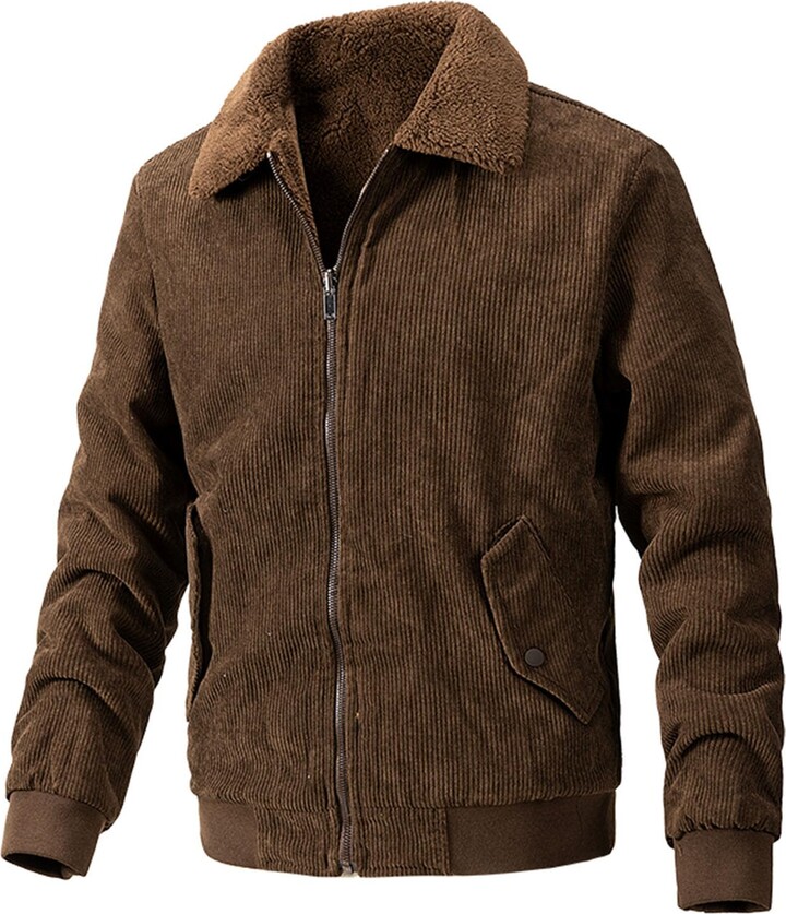 Mens Corduroy Bomber Jacket ShopStyle UK