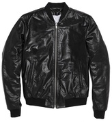 Thumbnail for your product : BLK DNM Leather Bomber Jacket 81
