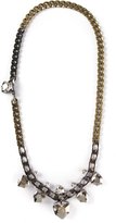 Thumbnail for your product : Lanvin long chain crystal necklace