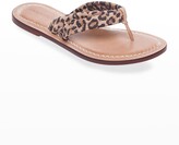 Thumbnail for your product : Bernardo Miami Cheetah Thong Sandals