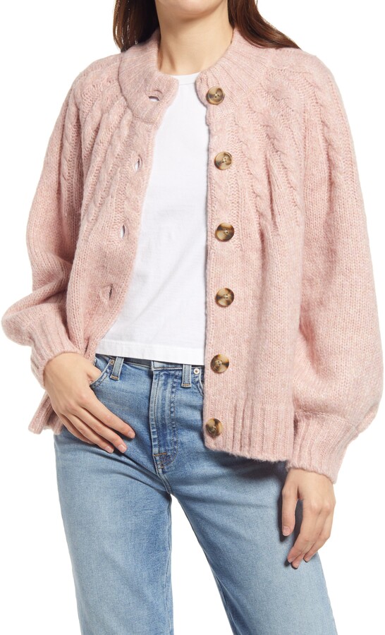blush cardigan