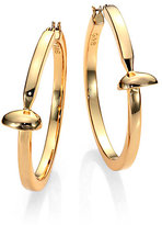 Thumbnail for your product : Giles & Brother Railroad Spike Hoop Earrings/2