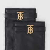 Thumbnail for your product : Burberry Monogram Motif Lambskin Gloves
