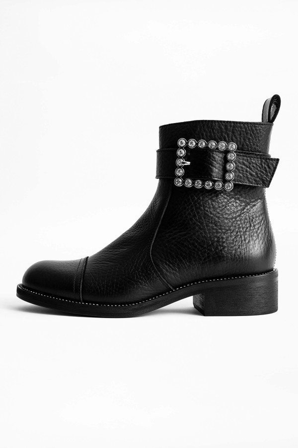 Zadig & Voltaire Empress Buckle Boots - ShopStyle