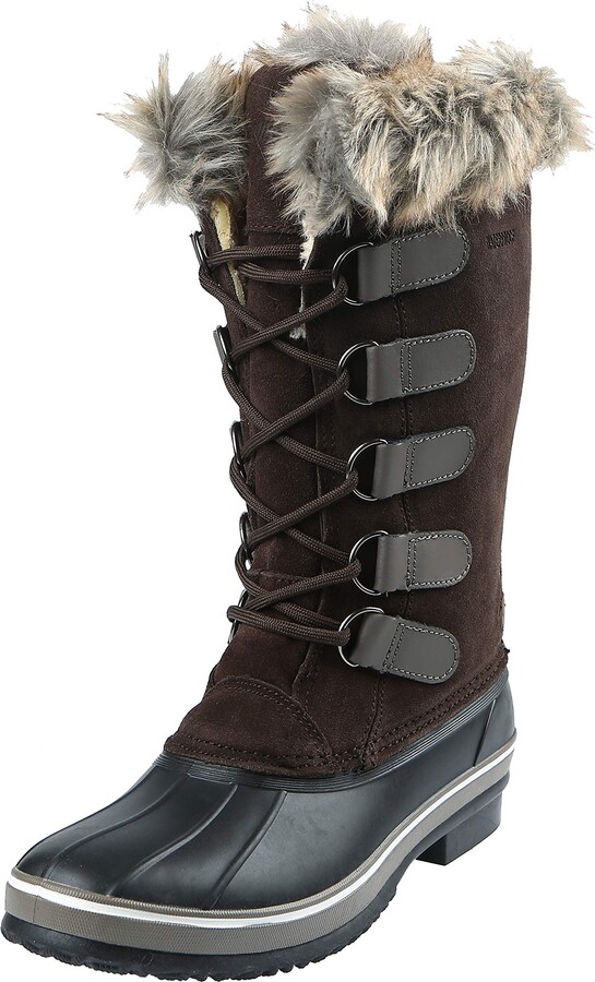 fur lined insulated boot