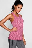 Thumbnail for your product : boohoo Fit Spacedye Running Vest
