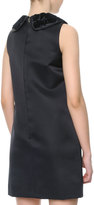 Thumbnail for your product : Dolce & Gabbana Rounded Collar Dress with Velvet Appliqués
