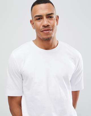 Selected Drop Shoulder T-Shirt In Heavy Cotton
