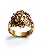 Thumbnail for your product : Lulu Frost George Frost G. FROST BRAVERY LION RING - BRASS
