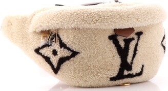Louis Vuitton Fleece Shearling Monogram Teddy Bumbag Fanny