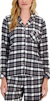 Thumbnail for your product : Charter Club Petite 2-Pc. Cotton Flannel Printed Pajamas Set, Created for Macy's