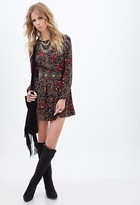 Thumbnail for your product : Forever 21 Paisley Rose Print Dress