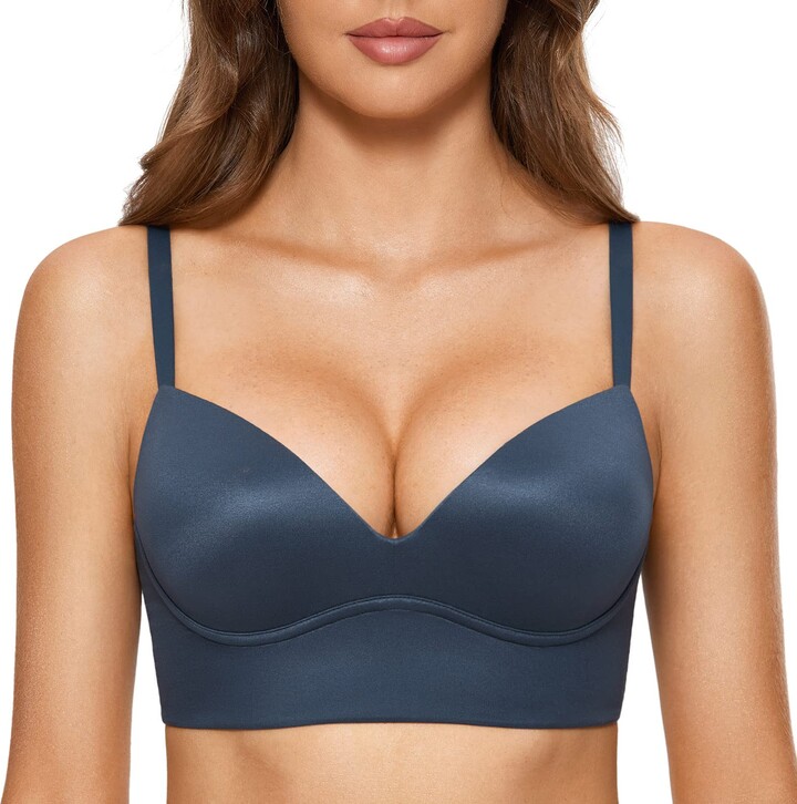 WOWENY Wireless Bras with Support and Lift Seamless Bras Full
