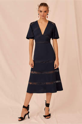 Keepsake SENSE MIDI DRESS navy