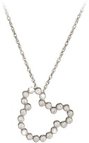 Thumbnail for your product : Disney Diamond Mickey Mouse Silhouette Necklace 14K