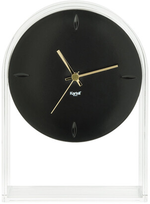Kartell Air Du Temps Clock - Crystal/Black