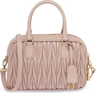 Miu Miu Matelassé Leather Tote Bag - ShopStyle