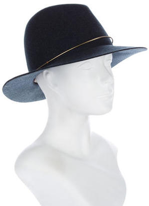 Janessa Leone Felt Fedora Hat