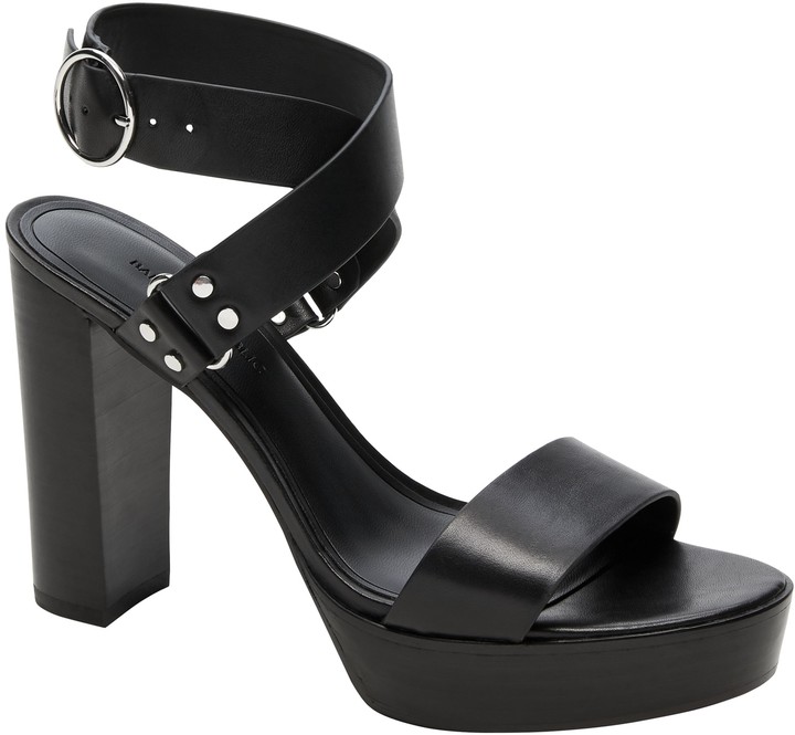 banana republic block heel sandal
