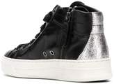 Thumbnail for your product : Crime London quilted mid-top sneakers