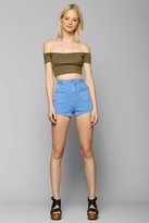 Thumbnail for your product : Urban Outfitters Ecote Ribbed Off-The-Shoulder Top