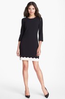 Thumbnail for your product : Ted Baker Scalloped Stretch Shift Dress