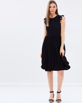 Thumbnail for your product : Whistles Crochet Lace Insert Jersey Dress