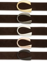 Thumbnail for your product : Corthay Dark Brown Suede Belt