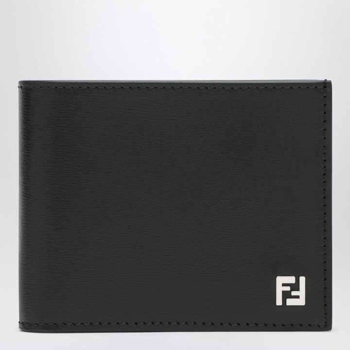 Fendi Squared Ff Bi-Fold Wallet Black