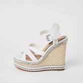 white wedges size 11