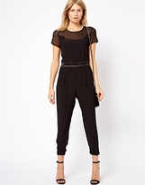 Thumbnail for your product : Oasis Sheer Panel Jumpsuit