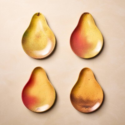 4pk 9"x7" Melamine Pear Shaped Dessert Plates - John Derian for Target