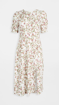 re:named apparel Allete Floral Midi Dress