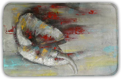 East Urban Home Marua Microfiber Bath Mat with Non-Slip Backing