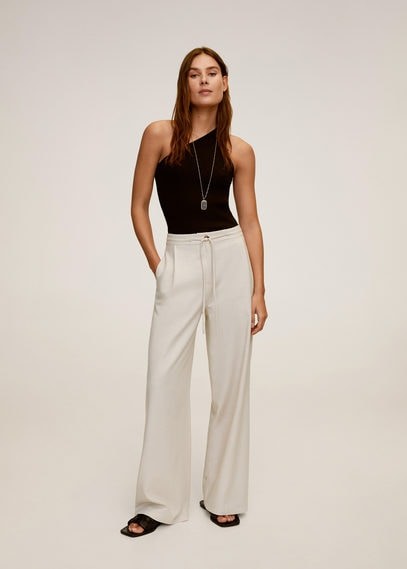 relaxed fit cropped pants