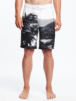 Thumbnail for your product : Old Navy Photo-Real Graphic Built-In Flex Board Shorts for Men (10")