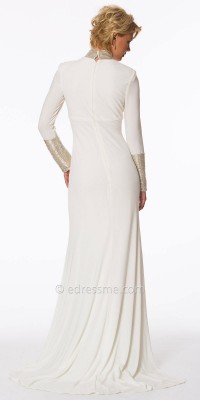 Nika Iconic Long Sleeved Evening Dress