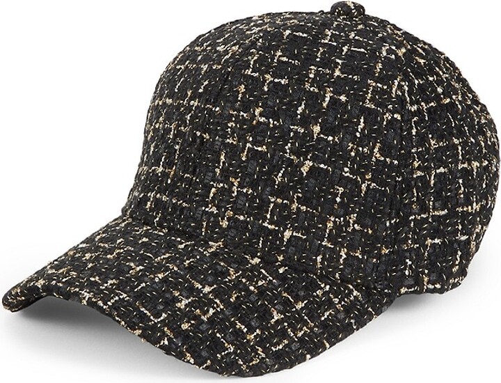 MARCUS ADLER Tweed Baseball Cap ShopStyle Hats